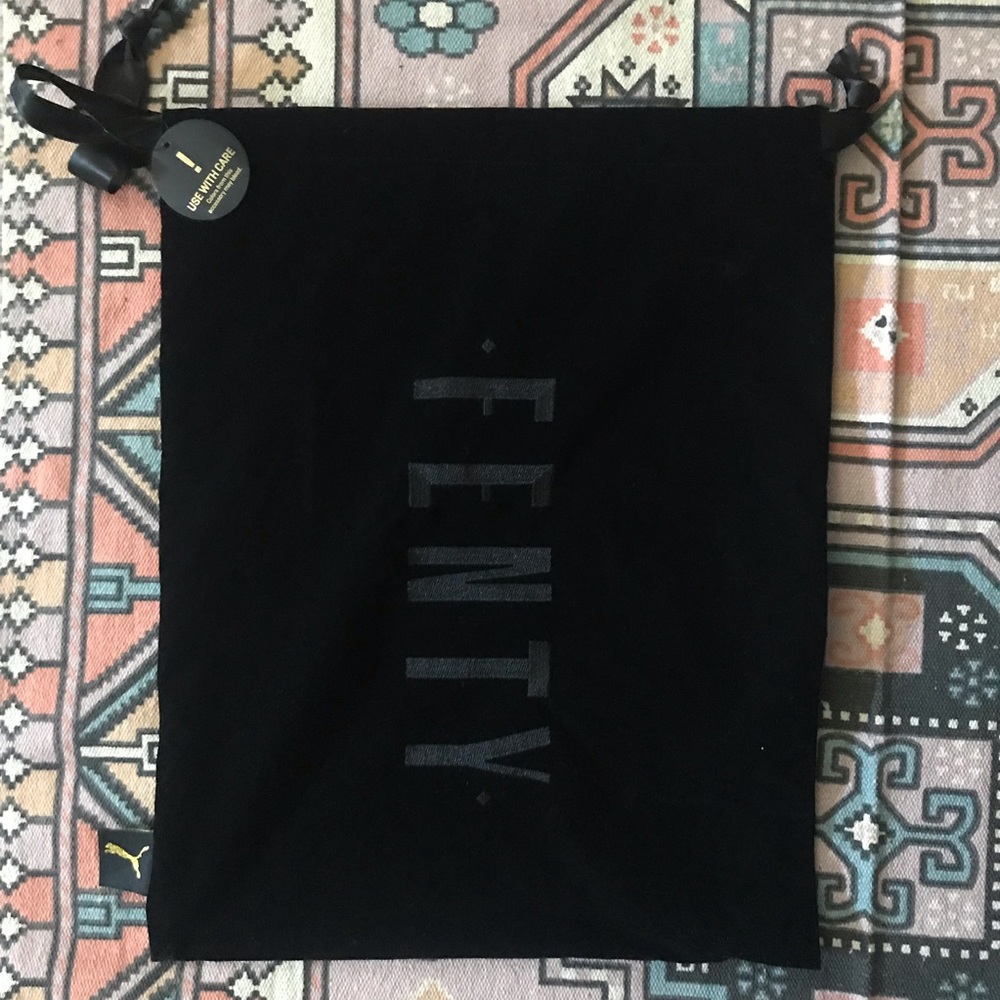Black Velvet Fenty Puma Dust Bag NWT